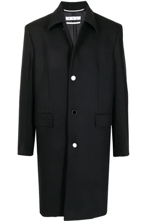 OFF-WHITE Single-breasted wool-blend coat