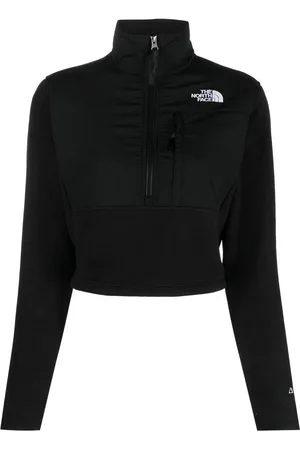 The North Face Embroidered-logo half-zip sweatshirt