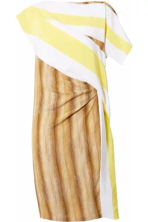 Burberry Graphic-print asymmetric dress