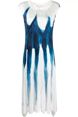 Marni Floral-print midi dress