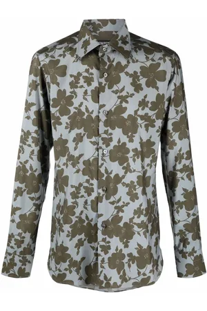 Tom Ford Floral-print buttoned-up shirt