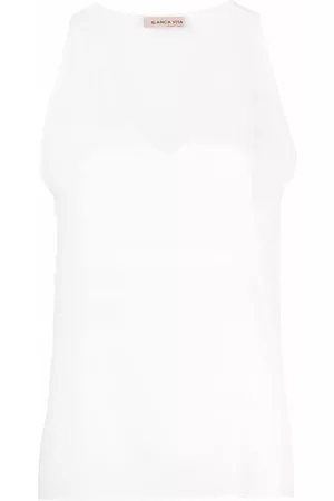 BLANCA V-neck vest top