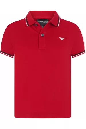 Emporio Armani Logo-print cotton polo shirt