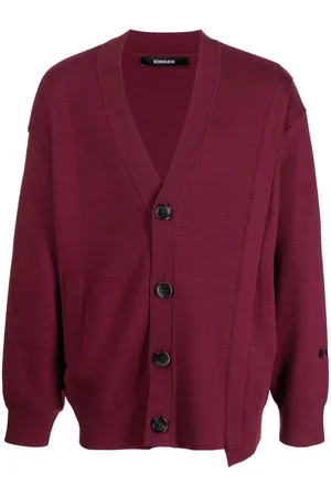 SONGZIO Asymmetric V-neck cardigan