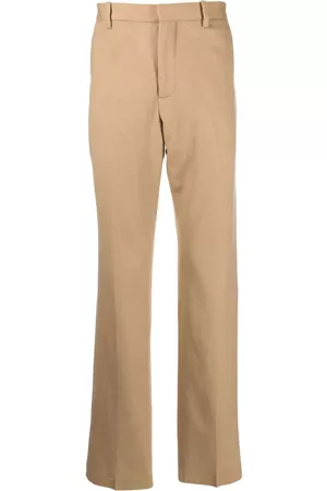 OFF-WHITE Slim-cut tailored cashmere trousers