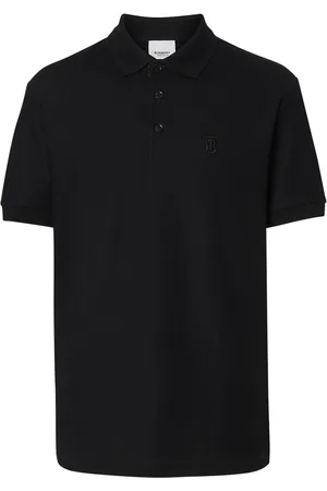 Burberry Monogram Motif Cotton Piqué Polo Shirt