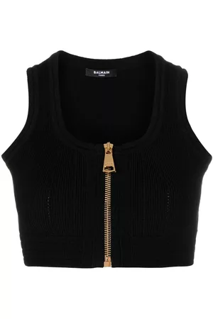 Balmain Knit bralette crop top