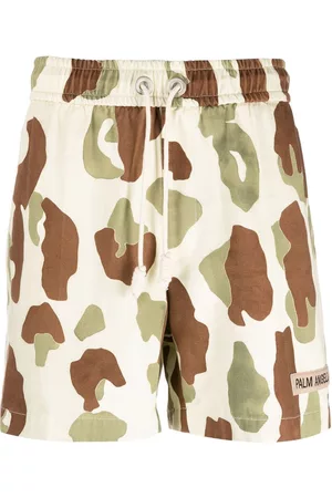 Palm Angels Camouflage-print drawstring shorts