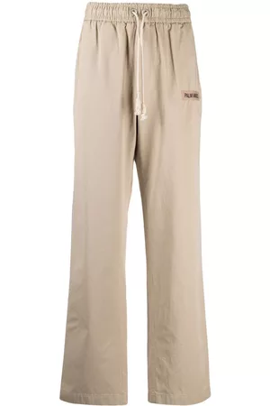 Palm Angels Side-stripe straight-leg trousers