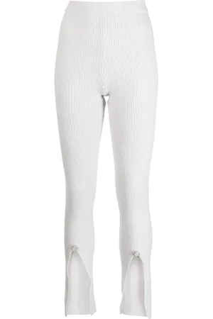 Izaak Azanei Slit-detail knitted leggings