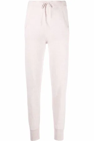 N.PEAL Drawstring slim-cut trousers