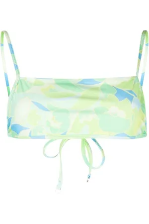 FAITHFULL THE BRAND Cassia galarosa-print bikini top