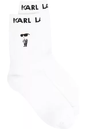Karl Lagerfeld Ikon intarsia-knit socks (pack of three)