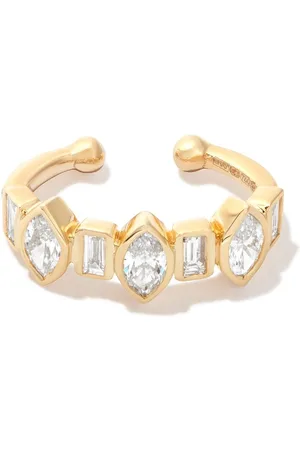 Shay 18kt yellow Bezel ear cuff