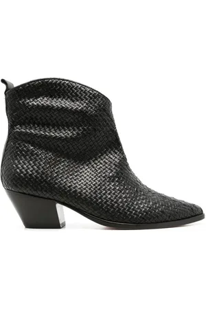 Sarah Chofakian Valentina interwoven leather boots
