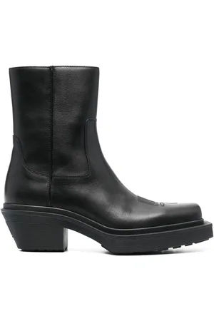 VTMNTS Square-toe leather cowboy boots