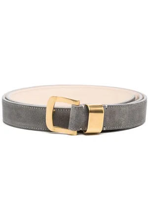 Agnona Buckle-fastening leather belt