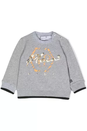 Philipp Plein Logo-print cotton sweatshirt