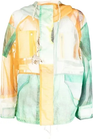 Bed J.W. Ford Colour-block hooded parka jacket