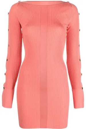 Patrizia Pepe Ribbed knit mini dress