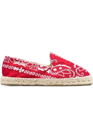 MANEBI Bandana-print espadrilles