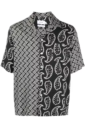 Rhude Rayon Bandana Button-Up Shirt "White"