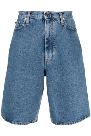 OFF-WHITE Single Arrow skate denim shorts