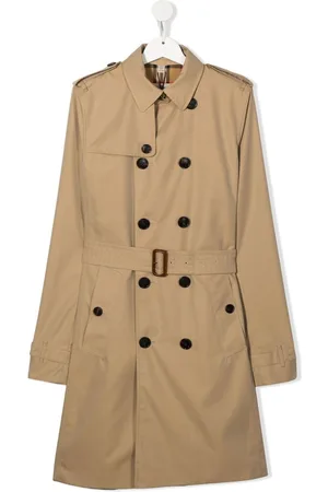 Burberry TEEN double-breasted trench coat
