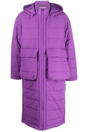 HENRIK VIBSKOV Hooded single-breasted padded coat