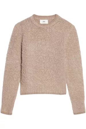 Ami Textured fitted jumper