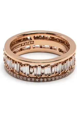 Suzanne Kalan 18kt rose Firework diamond ring
