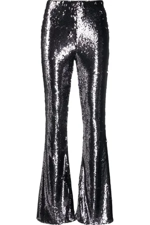 Patrizia Pepe All-over sequin flared trousers