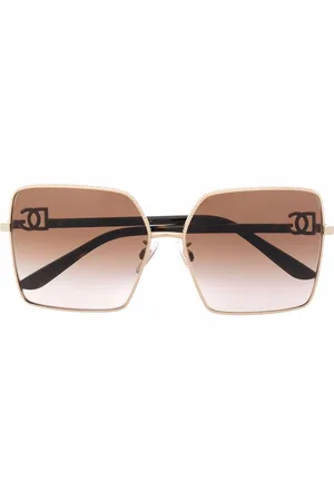 Dolce & Gabbana Gros grain square-frame sunglasses