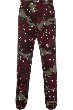 Maison Kitsuné Camouflage-print cotton joggers