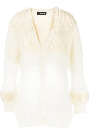UNDERCOVER Contrasting chunky knit cardigan