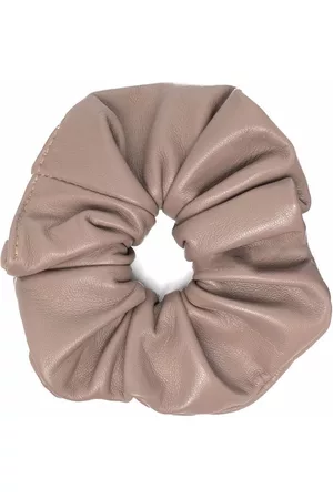 Manokhi Leather scrunchie hairband