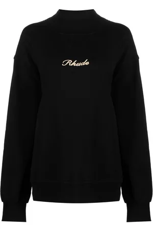 Rhude Embroidered logo fleece sweatshirt