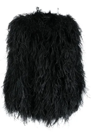 Styland Oversized feather jacket