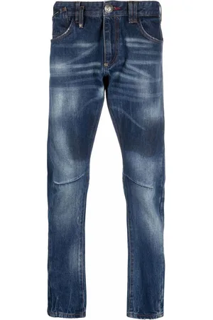 Philipp Plein Iconic Plein Milano cut jeans