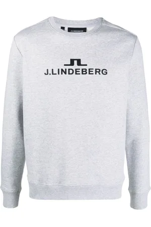 J Lindeberg Men Sweatshirts - Alpha logo-print sweatshirt