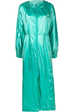 Patrizia Pepe Long hooded raincoat
