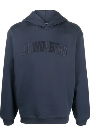 J Lindeberg Men Sweatshirts - Kyzer embroidered-logo hoodie
