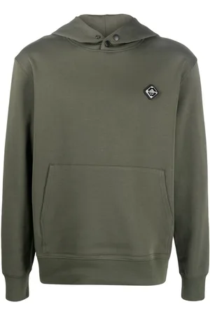 J Lindeberg Men Sweatshirts - Creed logo-patch hoodie