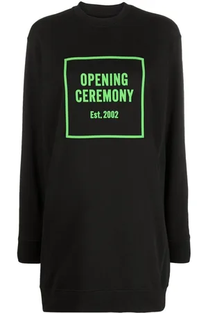 Opening Ceremony Embossed-logo crewneck dress