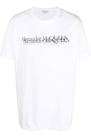 Alexander McQueen Logo stamp cotton T-shirt