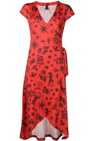 Lygia & Nanny Falcão Estampado T-shirt dress