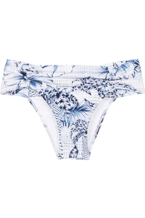 Lygia & Nanny Palm-tree print bikini bottoms