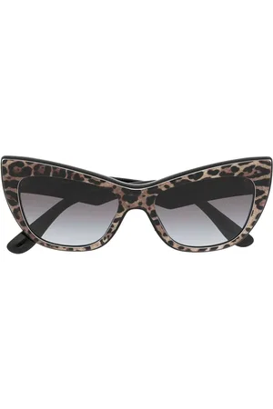 Dolce & Gabbana Leopard-print cat-eye sunglasses