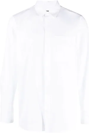 Jil Sander Concealed-front fastening poplin shirt