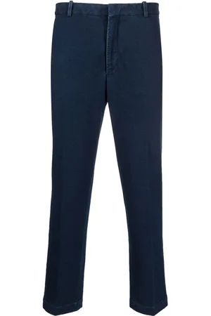 Circolo Men Skinny Pants - Slim-fit cotton trousers